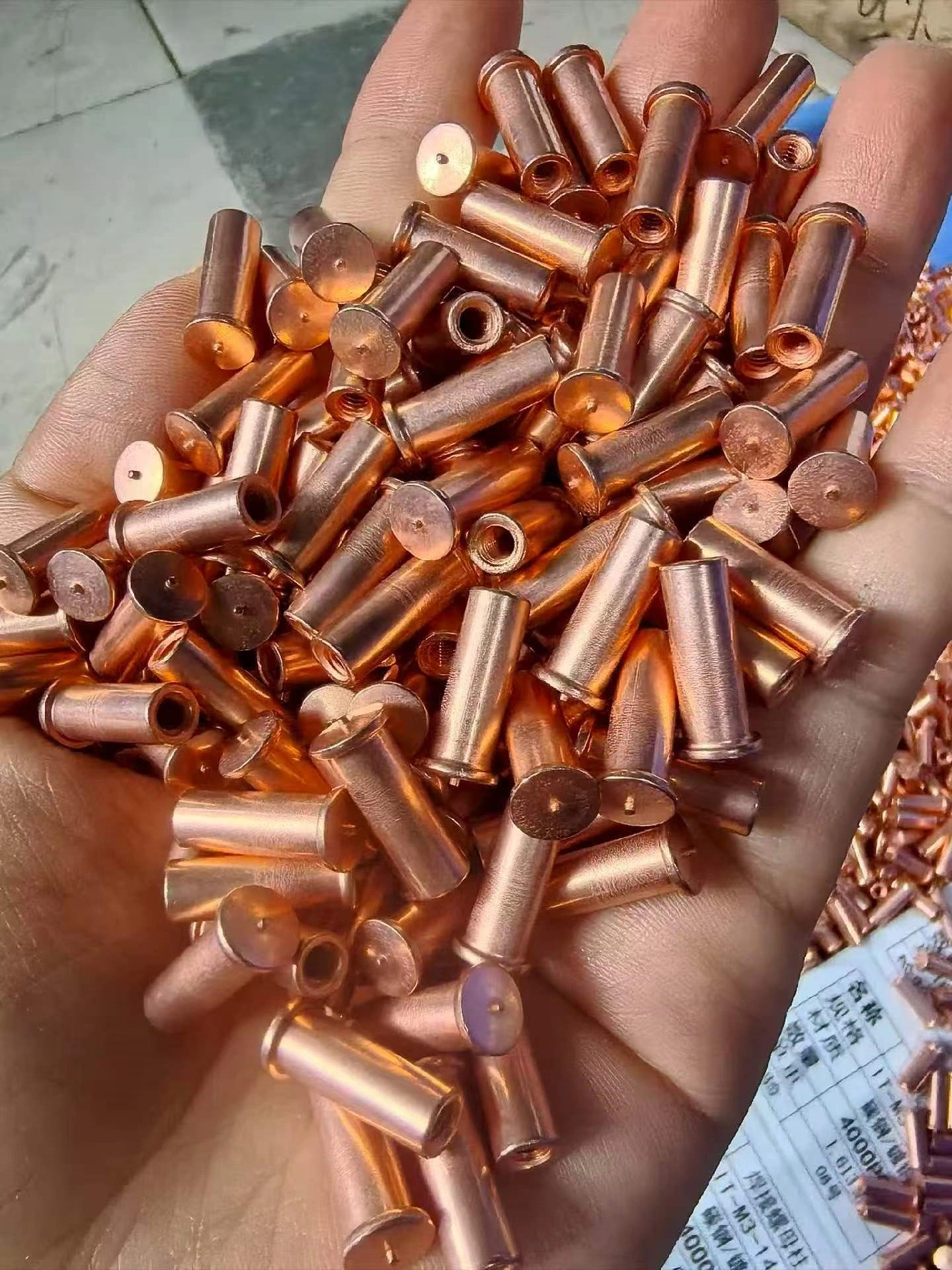 Hex bolts and threaded fasteners for machinery construction and assembly use