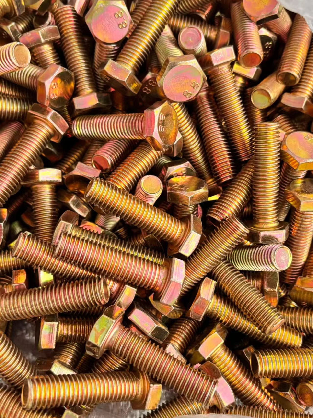 Assorted standard fasteners for industrial supply and building applications