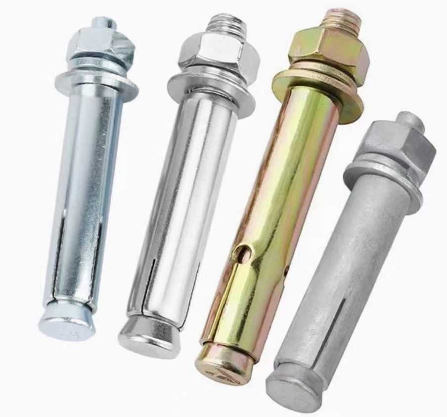 Expansion bolts for concrete and masonry anchoring