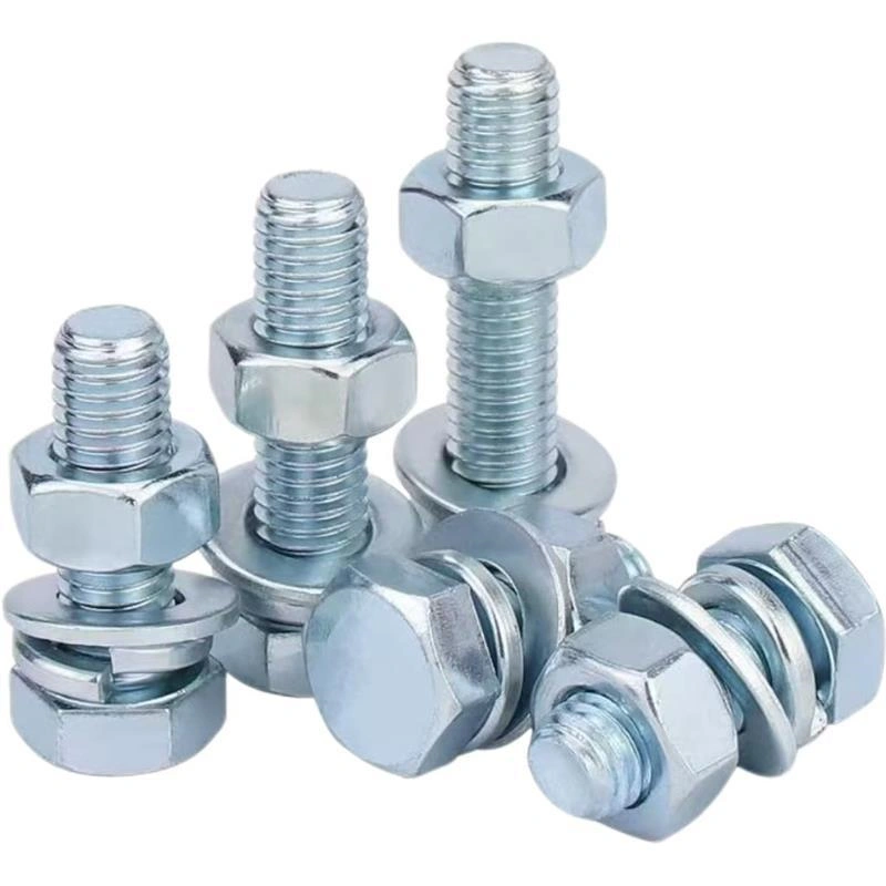 Industrial grade standard fasteners for machinery construction and assembly