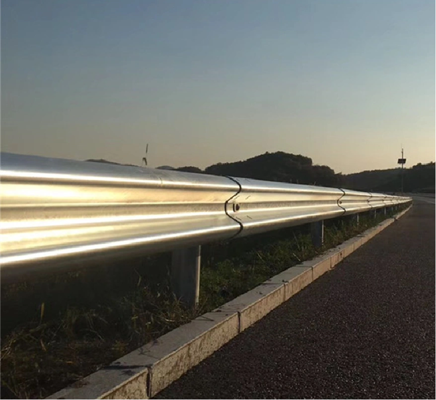 W-beam guardrail panels for highway road safety barriers