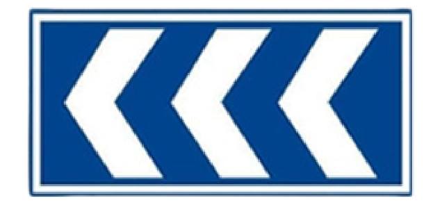 Customized traffic sign for parking and municipal roads