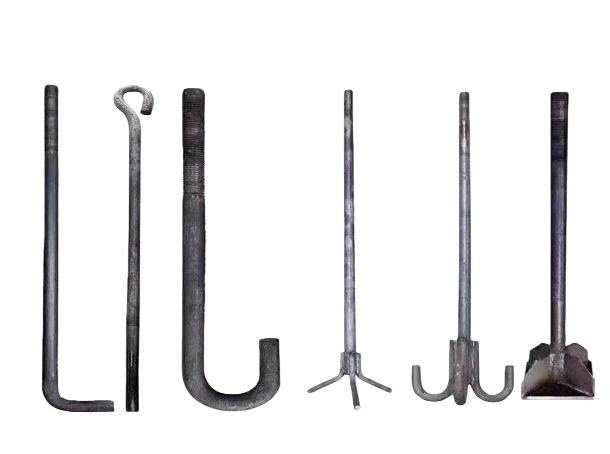 Heavy duty anchor bolts for steel structure foundation fixing and concrete anchoring